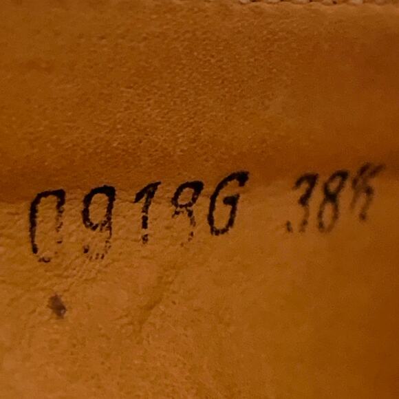 TOGA PULLA Size 8.5 White Silver Leather Pull On Western Harness Boots - Picture 8 of 10